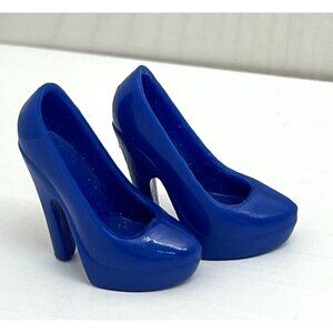 Winx Club REPLACEMENT doll Blue High Heels Closed‎ Toe Jakks Pacific DOLL SHOES
